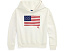 Flag-appliqué French Terry Hoodie (Big Kid)
