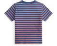 Футболка Polo Ralph Lauren из полосатого хлопкового джерси для малышей и детей