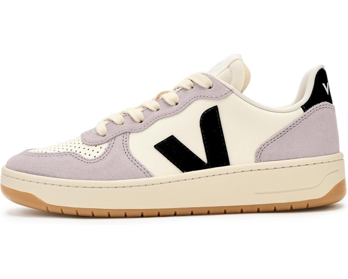 Кроссовки VEJA V-10 из экоматериалов с перфорацией