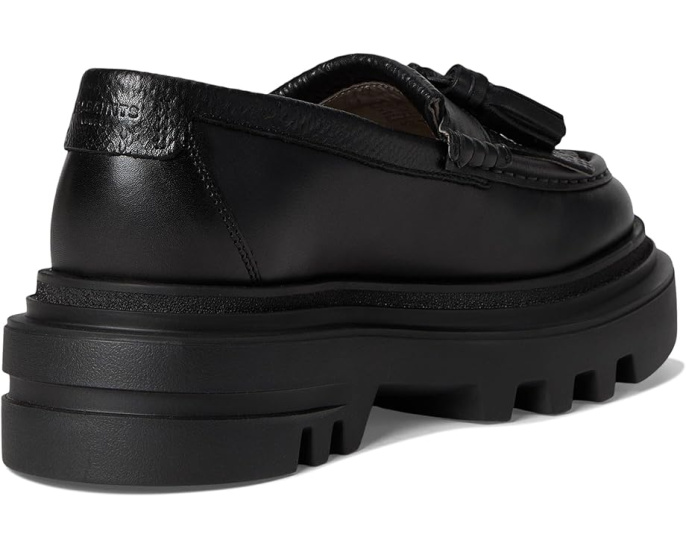Лоферы AllSaints Beth с кисточками на массивной подошве