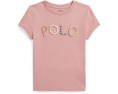 Футболка с логотипом в горошек от Polo Ralph Lauren для малышей