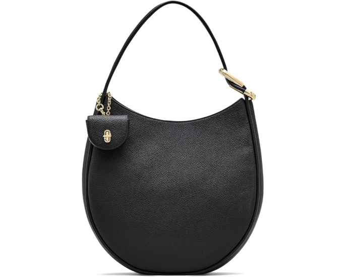 Большая сумка Dual Hobo Marc Jacobs из черной кожи