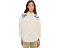 Free People рубашка We The Free Take Flight с вышивкой и оверсайз крой