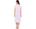Ночное платье Eileen West из батиста в горошек с короткими рукавами