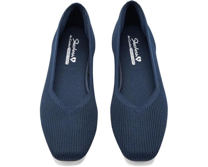 SKECHERS Cleo Square с облачным комфортом и дышащим верхом из сетки