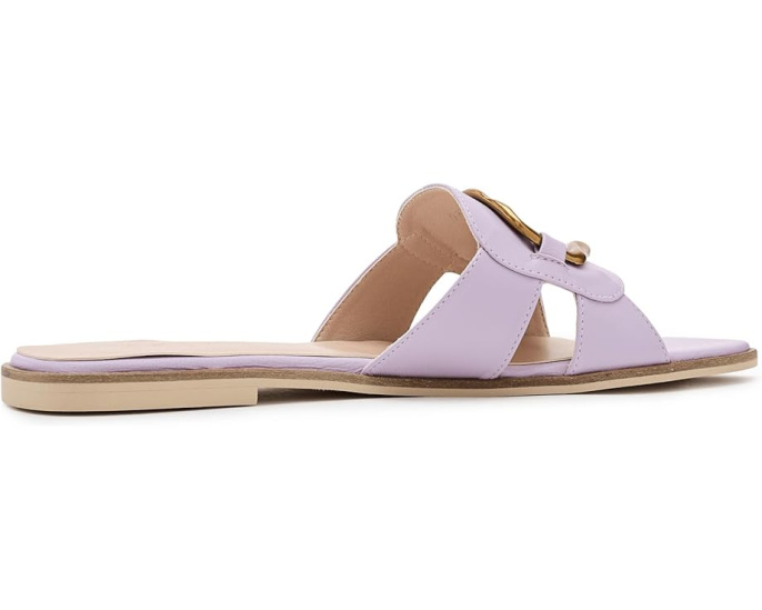 Босоножки French Sole Radiant с цветочным орнаментом сиреневые