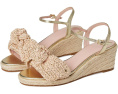 Kate Spade New York сандалии Leandra Raffia на танкетке с регулируемым ремешком