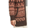 Кардиган L.L.Bean Cotton Ragg Sweaters Open Cardigan Fair Isle с рисунком и приталенным кроем