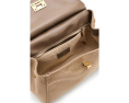Lucia Classic Faux Suede Top Handle Bag