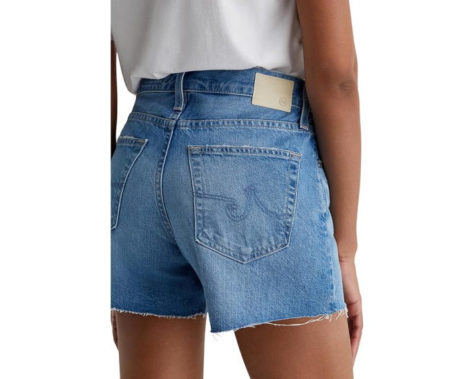 Шорты AG Jeans Halle с высокой посадкой и расслабленным кроем