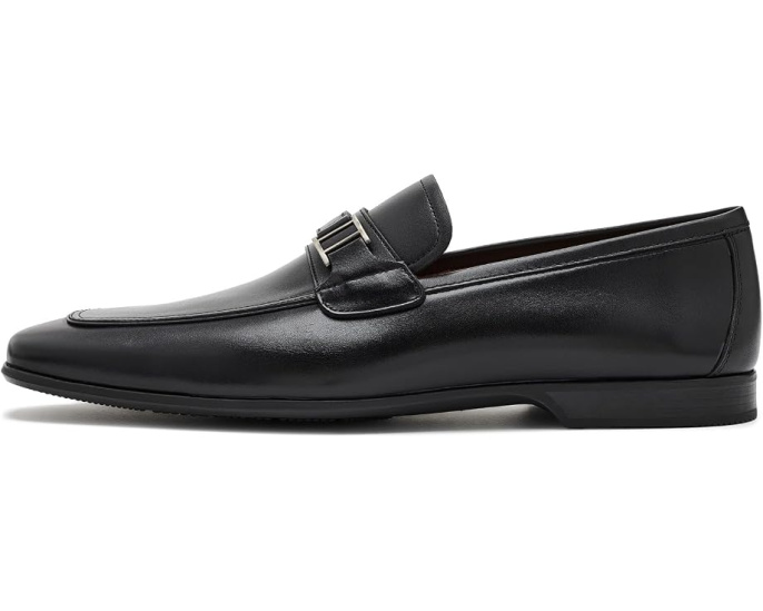 Черные лоферы Magnanni Tazz Side Bit с металлической вставкой