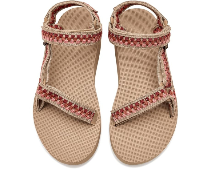 Сандалии Teva Flatform Universal Prism с ремешками в стиле вязания крючком