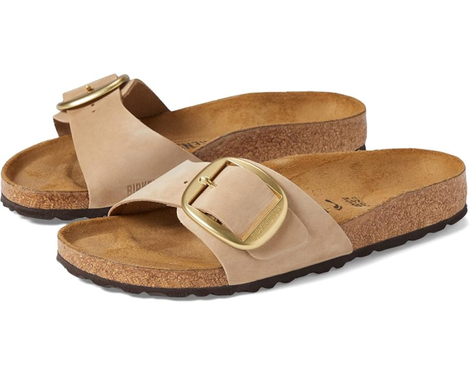 Сандалии Birkenstock Madrid Big Buckle с пробковой стелькой