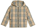 Пальто Burberry Kids Jem Check Coat для детей