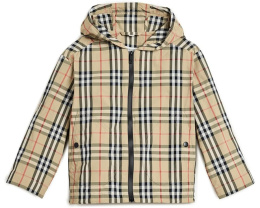 Пальто Burberry Kids Jem Check Coat для детей