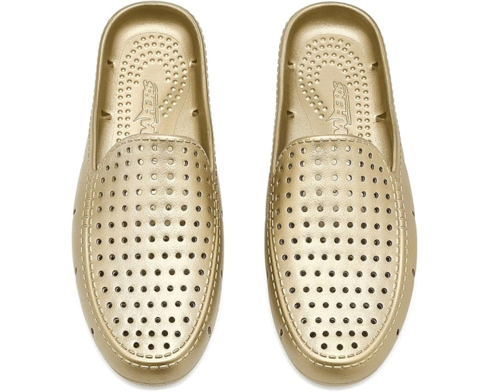 Floafers слайды Sunset Slide Metallic с поддержкой свода стопы