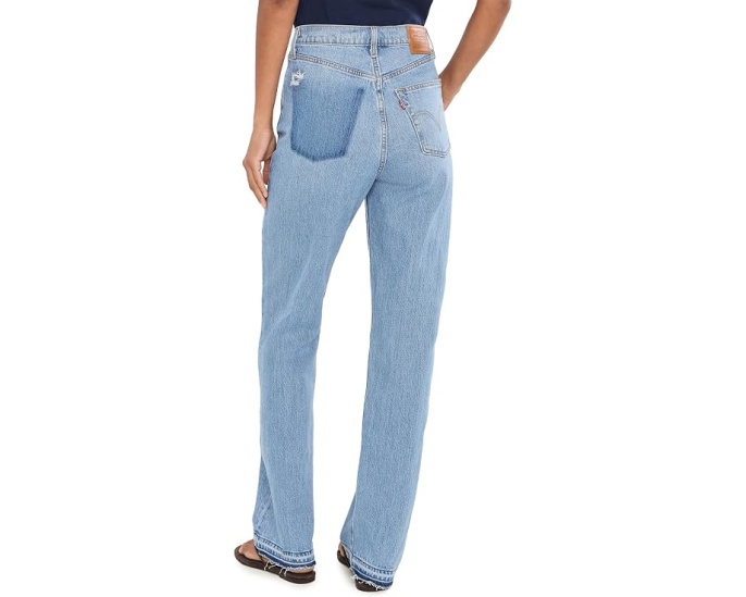 Джинсы Levi's Ribcage Full-Length Recrafted с завышенной талией