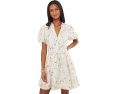 Платье Puff Sleeve Aline Belted Mini от Vince Camuto