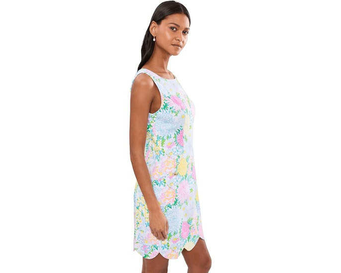 Платье Lilly Pulitzer The Scallop Lilly Shift с цветочным принтом