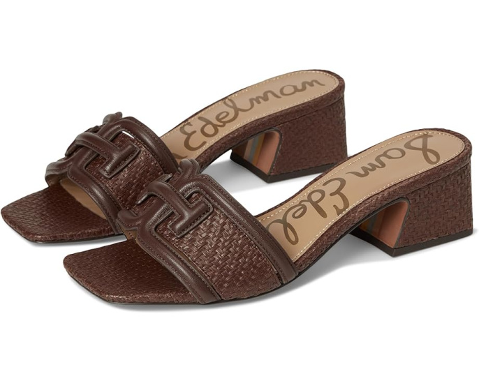 Сандалии Waylon с открытым квадратным носком и логотипом от Sam Edelman