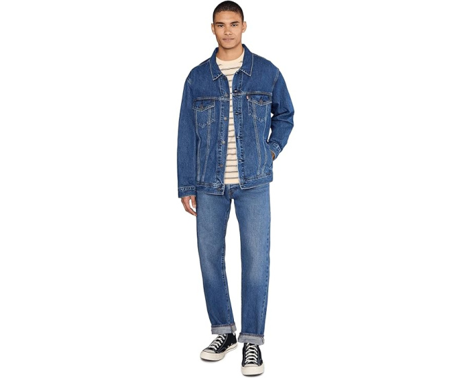 Куртка Levi's® Premium Relaxed Fit Trucker в свободном крое с накладными карманами