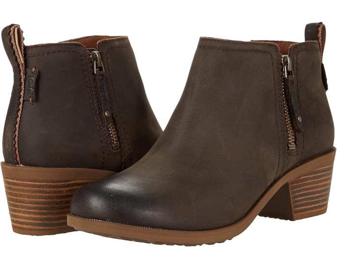 Водонепроницаемые ботинки Teva Anaya Bootie RR с молнией и технологией REPEL
