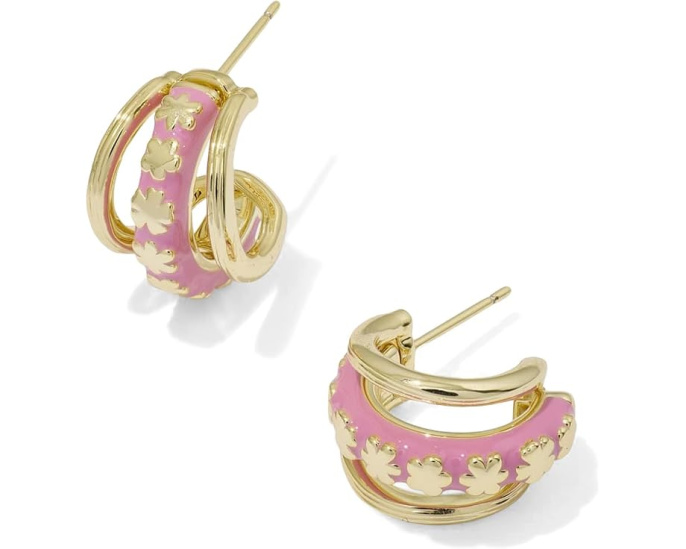 Серьги Kendra Scott Jane Huggie с многоярусным дизайном