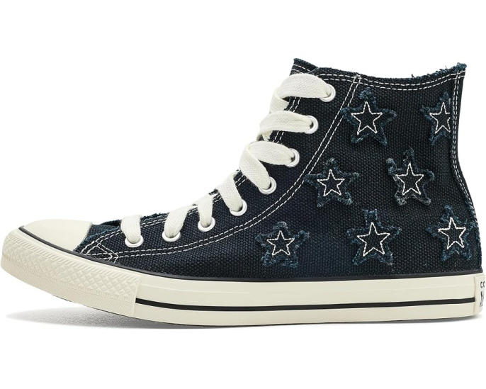 Кеды Converse Chuck Taylor All Star с потертыми звездами высокая посадка