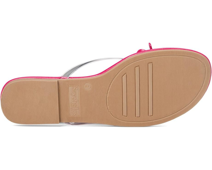 Сандалии Wish List Clear Patent V Leather от Seychelles с бантиком