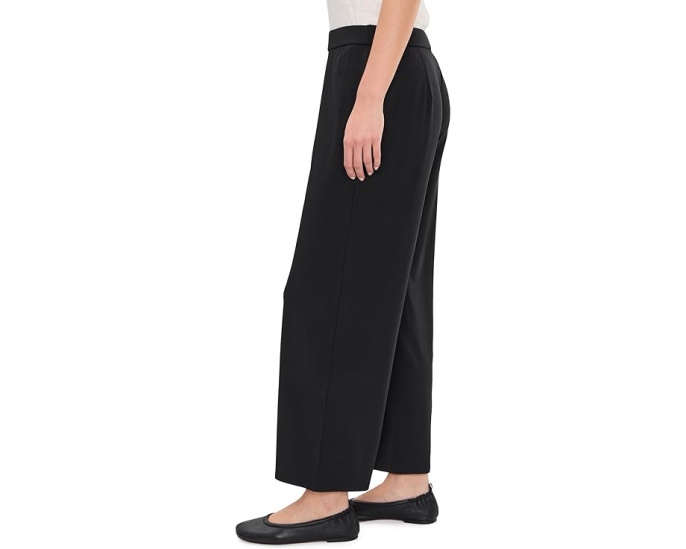 Широкие брюки до щиколотки из стрейч-джерси Eileen Fisher