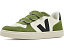 Детские кроссовки VEJA Small V-10 из экологичной кожи с застежками на липучках