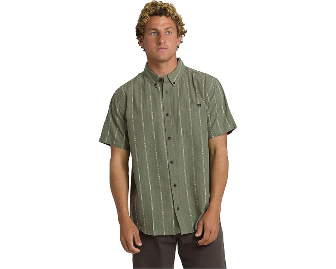 Рубашка Billabong All Day Jacquard с коротким рукавом и карманом