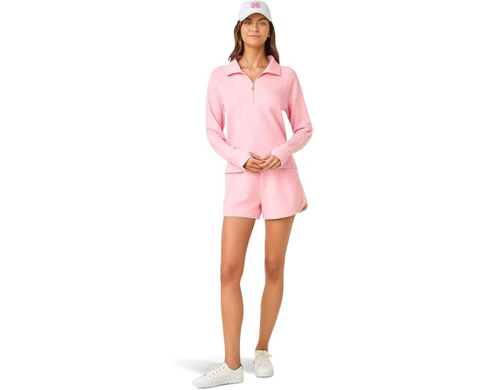 Кофта Elemis с защитой UPF 50+ и молнией спереди Lilly Pulitzer
