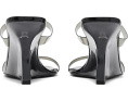 Stuart Weitzman босоножки Vinnie Lucite Slide 85 на каблуке 10 см