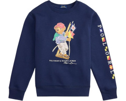 Толстовка Polo Ralph Lauren с медведем из флиса для малышей и детей младшего возраста