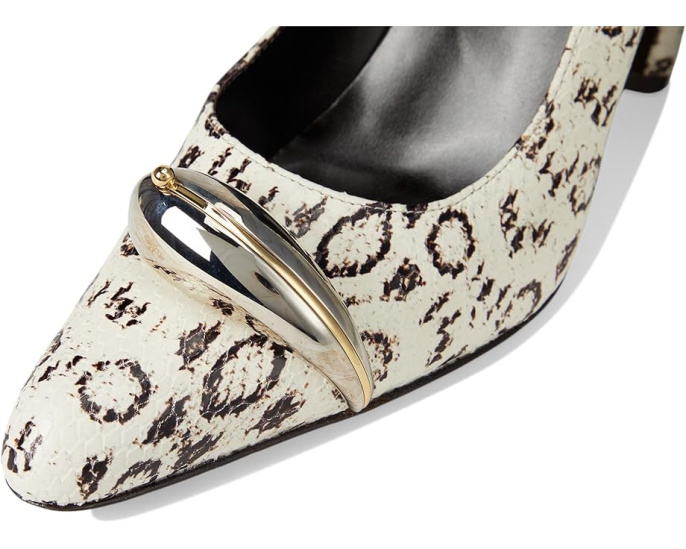 Туфли лодочки Tory Burch Pierced Xl Pumps 90 мм с принтом