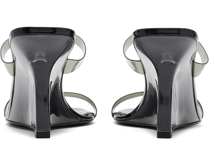 Stuart Weitzman босоножки Vinnie Lucite Slide 85 на каблуке 10 см