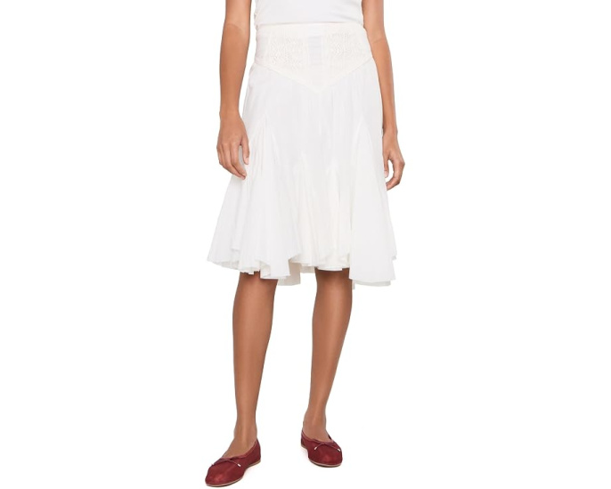 Free People юбка миди FP One Frida Godet с асимметричным подолом