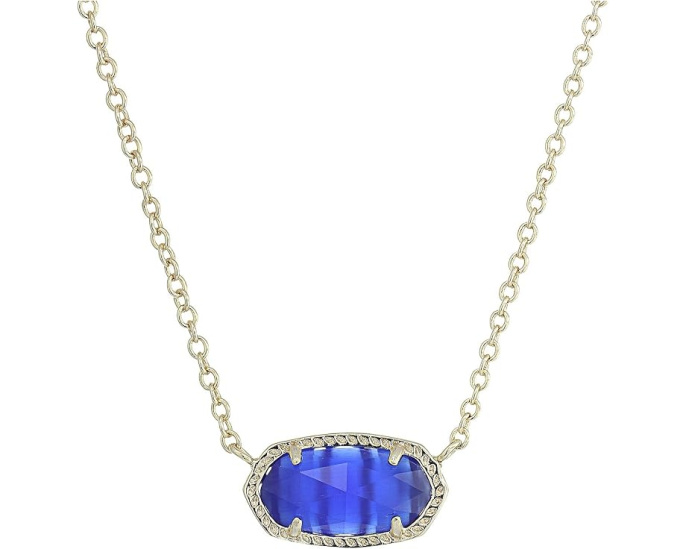 Кулон Kendra Scott Elisa с камнем на регулируемой цепочке