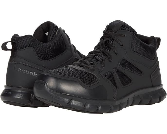 Reebok Work ботинки тактические Sublite Cushion Tactical Mid EH Soft Toe черные