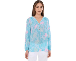 Блуза Elsa Top из шелка Lilly Pulitzer