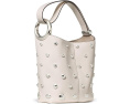 Мини-ведро Kate Spade New York Halo из мелкозернистой кожи со стразами