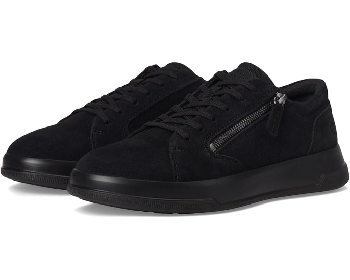 Кроссовки ECCO Move Zip Lace Sneaker из кожи с технологией FLUIDFORM