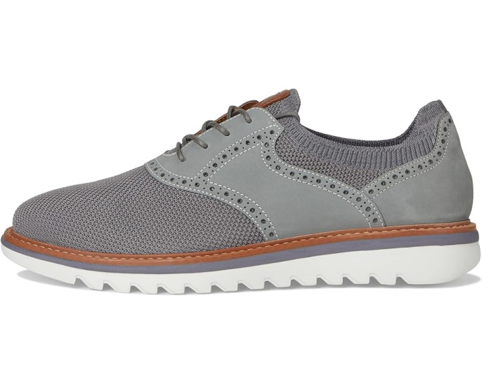 Johnston & Murphy Braydon Knit Saddle с трикотажным верхом и подошвой TRUFOAM