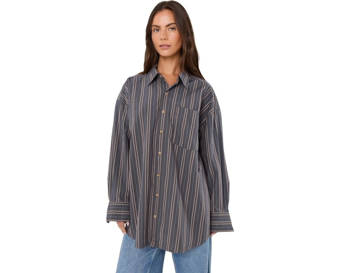 Рубашка Free People Freddie в полоску