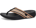 FitFlop Surfa Stripe-Webbing Toe-Post Sandals с ремешками из тесьмы