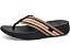 FitFlop Surfa Stripe-Webbing Toe-Post Sandals с ремешками из тесьмы