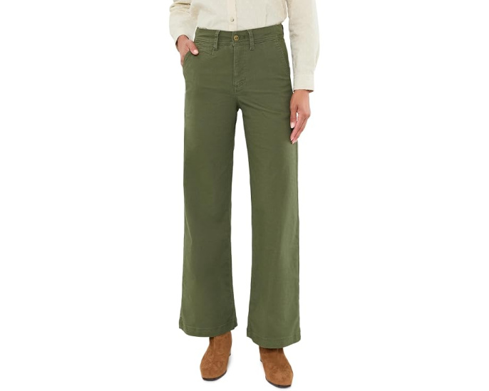 Брюки Toad&Co Earthworks Wide Leg Chino из органического хлопка