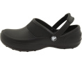 Клоги Crocs Mercy Work с цельной резиной черные