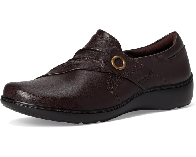 Туфли Clarks Cora Aubrie с ремешком и круглым носком
